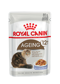 Royal Canin Ageing 12+ влажный корм для взрослых кошек старше 12 лет, желе