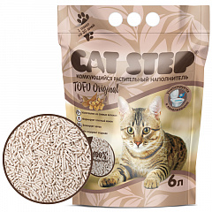Cat Step Наполнитель комкующийся растительный Tofu Original