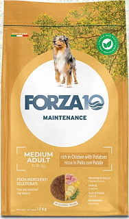 Forza10 Maintenance Medium Adult сухой корм для собак средних пород Курица и картофель