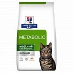 Hill's Metabolic Хиллс корм для кошек с повышенным весом, курица