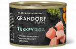 Grandorf Fresh Грандорф Фреш консервы для собак всех пород, индейка с тыквой и брокколи