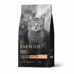 PREMIER Премьер корм для взрослых кошек, индейка