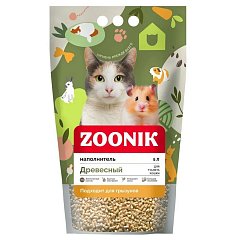 Zoonik Зооник наполнитель древесный впитывающий