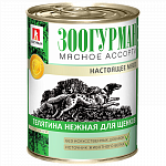 Зоогурман Мясное ассорти влажный корм для щенков Телятина нежная