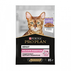 Pro Plan Delicate Про План для кошек с чувствительным пищеварением, индейка, соус