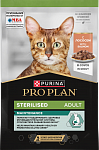 Pro Plan Sterilised Maintenance влажный корм для стерилизованных кошек с лососем, соус