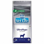 Farmina Vet Life Dog UltraHypo Фармина корм для собак при пищевой аллергии и атопии