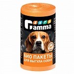Gamma Гамма БИО пакеты для выгула собак 25 шт/рулон, 240*360мм, арт.10532001 