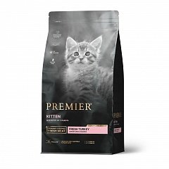 PREMIER Премьер корм для котят от 3 недель, беременных и кормящих кошек, индейка