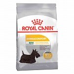 Royal Canin Mini dermacomfort корм для собак с раздраженной и зудящей кожей