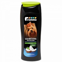Gamma Гамма шампунь-бальзам восстанавливающий для собак, 400мл, арт.10592009 