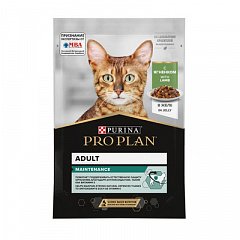 Pro Plan Adult для взрослых кошек, с ягненком в желе
