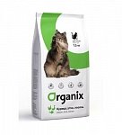 Organix Органикс корм для кошек с курицей, уткой и лососем
