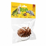 RIO игрушка-лакомство для птиц «кедровая шишка», 1 шт