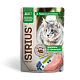 Sirius влажный корм для кошек с чувствительным пищеварением с индейкой и черникой, соус