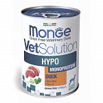 Monge VetSolution Dog Hypo Monoprotein DUCK влажный корм для собак для снижения реакции пищевой непереносимости