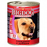 Big Dog консервы для собак Говядина с рубцом
