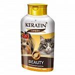 KERATIN+ Beauty Шампунь для длинношерстных кошек и собак 400мл