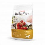 Italian Way сухой корм безглютеновый, для собак, с курицей и рисом