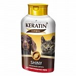 KERATIN+ Shiny Шампунь для короткошерстных кошек и собак 400 мл