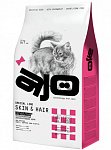 AJO SPECIAL LINE SKIN & HAIR корм для кошек, здоровая кожа и красивая шерсть, лосось, индейка 