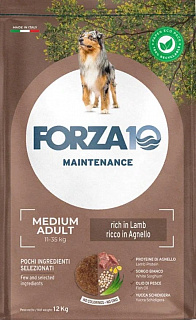 Forza10 Maintenance Medium Adult сухой корм для собак средних пород Ягненок