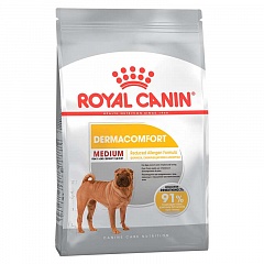 Royal Canin Medium dermacomfort корм для собак, склонных к кожным раздражениям и зуду