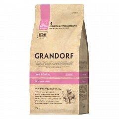 Grandorf Грандорф корм для котят, ягненок с индейкой