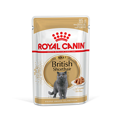 Royal Canin British Shorthair Adult влажный корм для взрослых британских короткошерстных кошек, соус