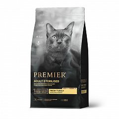 PREMIER Премьер корм для стерилизованных кошек, индейка