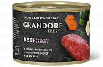 Grandorf Fresh Грандорф Фреш консервы для собак всех пород, говядина с цукини и морковью