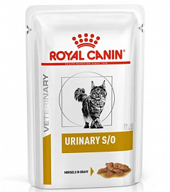 Royal Canin Urinary S/O Роял Канин влажный корм для кошек при МКБ, соус