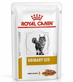 Royal Canin Urinary S/O Роял Канин влажный корм для кошек при МКБ, соус