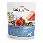  Italian Way сухой корм безглютеновый, для собак малых пород с чувствительной кожей, лосось и сельдь