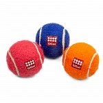 GiGwi Игрушка для собак Три мяча с пищалкой маленькие 4,8см, серия CATCH & FETCH