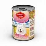 Родные корма консервы для собак Птица с потрошками в желе по-Московски
