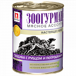 Зоогурман Мясное ассорти влажный корм для собак Говядина с рубцом и потрошками