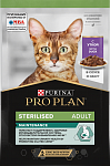 Pro Plan Sterilised Maintenance влажный корм для стерилизованных кошек с уткой, соус