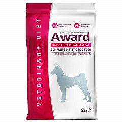 Award Gastrointestinal Low Fat сухой корм для собак при заболеваниях желудочно-кишечного тракта