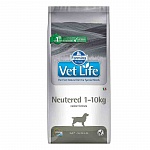 Farmina Vet Life Dog Neutered Фармина корм для стерилизованных собак до 10 кг