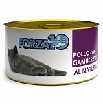 Forza10 Maintenance Al Naturale Форца10 влажный корм для кошек, курица с креветками 75г