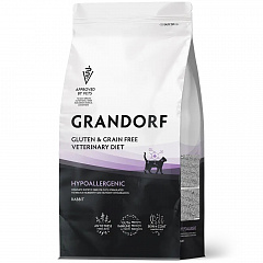Grandorf VET HYPOALLERGENIC корм для кошек при пищевой аллергии