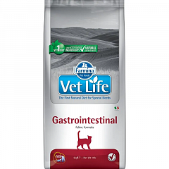 Farmina Vet Life Cat Gastrointestinal Фармина сухой корм для кошек при заболеваниях ЖКТ
