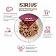 Sirius влажный корм для взрослых кошек с лососем и овощами, соус