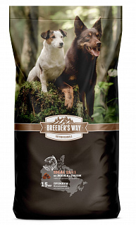 Breeder's Way Ideal 22/11 сухой корм для собак Лосось с рисом