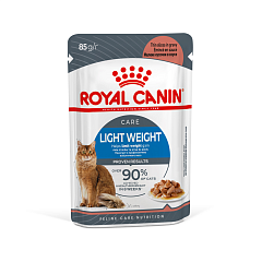 Royal Canin Light Weight Care влажный корм для взрослых кошек для профилактики избыточного веса, соус