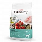 Italian Way сухой корм беззерновой, для собак крупных пород, со свежей форелью и черникой, контроль веса и профилактика аллергии