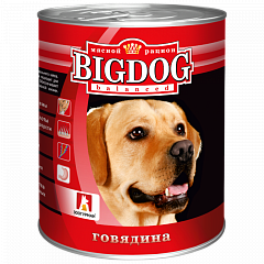 Big Dog консервы для собак Говядина