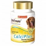 Unitabs CalciPlus Витаминно-минеральный комплекс для собак, здоровье зубов и костей, 100 таб.
